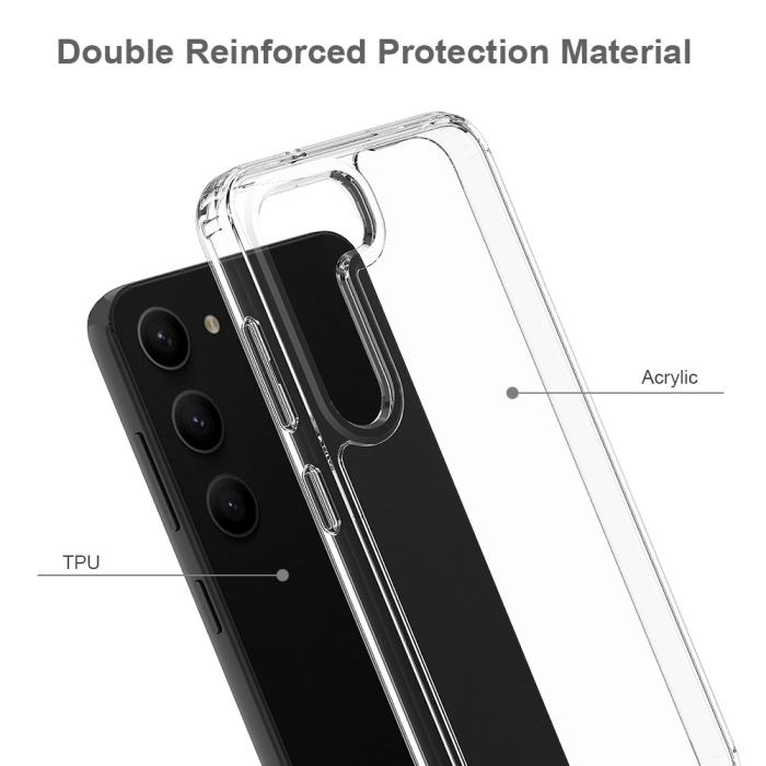 Bild 3, Samsung Galaxy S23 Plus Skal Akryl/TPU Transparent