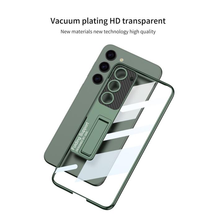 Bild 4, GKK Samsung Galaxy S24 Skal Hybrid Kickstand Silver