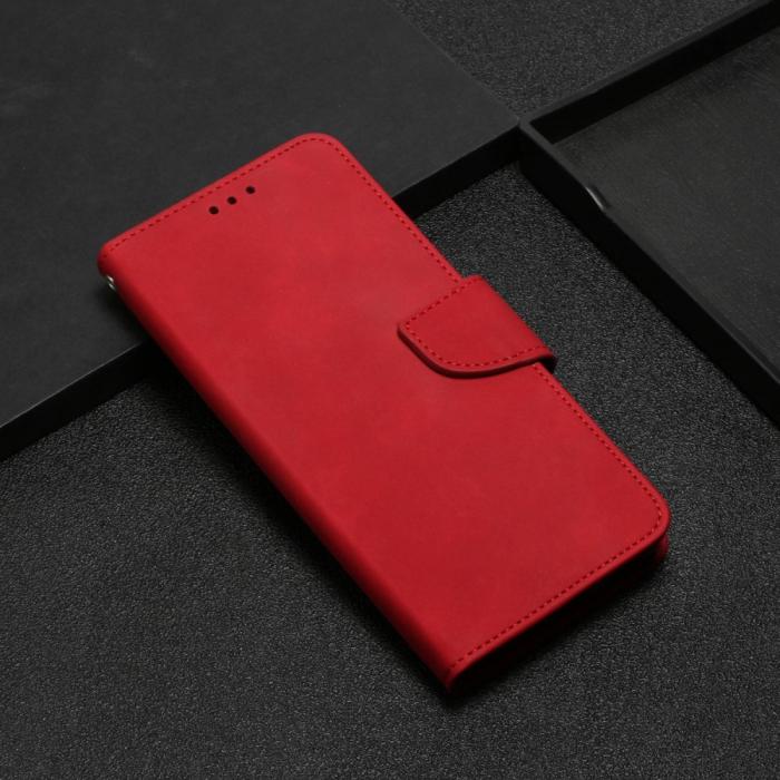 Bild 6, Samsung Galaxy S23 Fodral Läder Röd