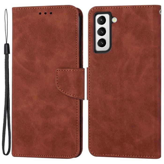 Bild 1, Samsung Galaxy S23 Fodral Läder Brun