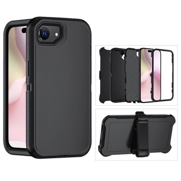 Bild 2, iPhone 17e / 16e Skal Extreme Shockproof Hybrid Svart/Grå