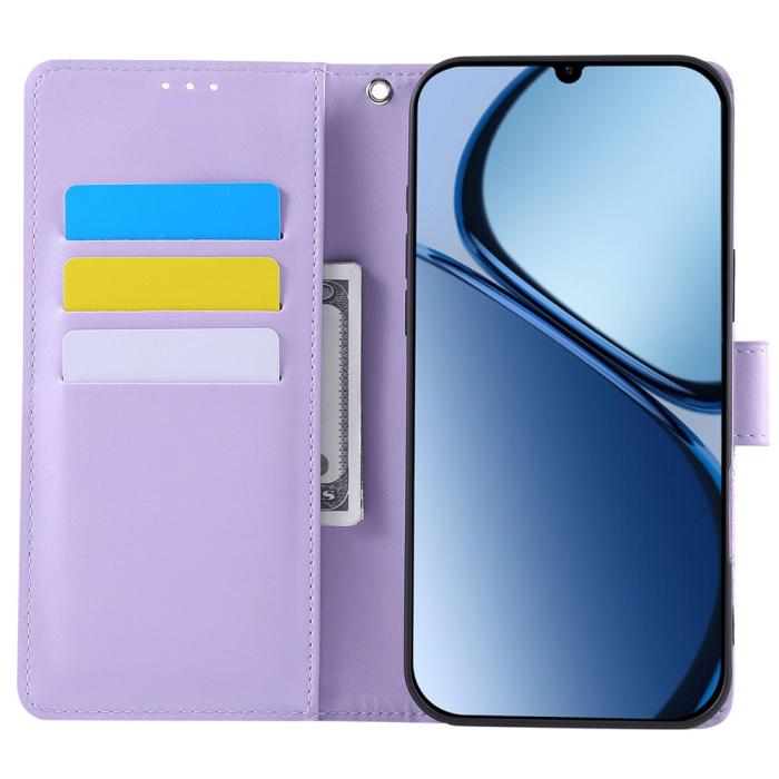 Bild 2, Samsung Galaxy A07 Fodral Med Tryck Blommor Lila