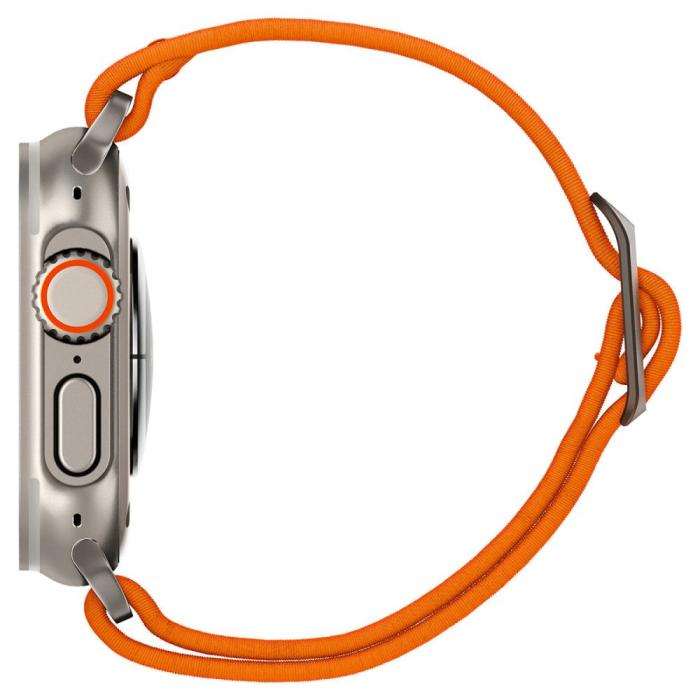 Bild 6, Spigen Apple Watch 42/44/45/49 mm Armband Fit Lite Ultra Orange