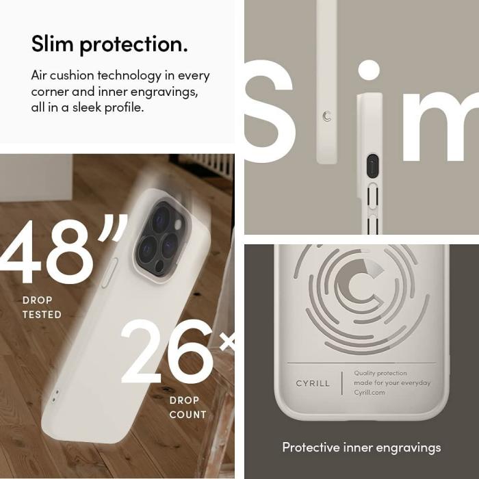Bild 5, Spigen Cyrill iPhone 13 Pro Skal Color Brick Cream