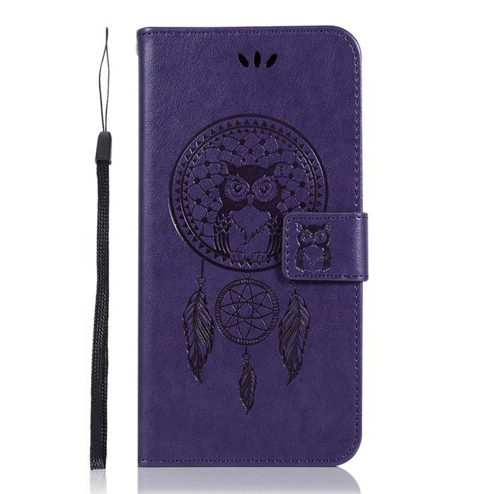 Bild 2, Samsung Galaxy S22 Plus Fodral Owl Dreamcatcher Lila