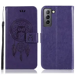 Samsung Galaxy S22 Plus Fodral Owl Dreamcatcher Lila