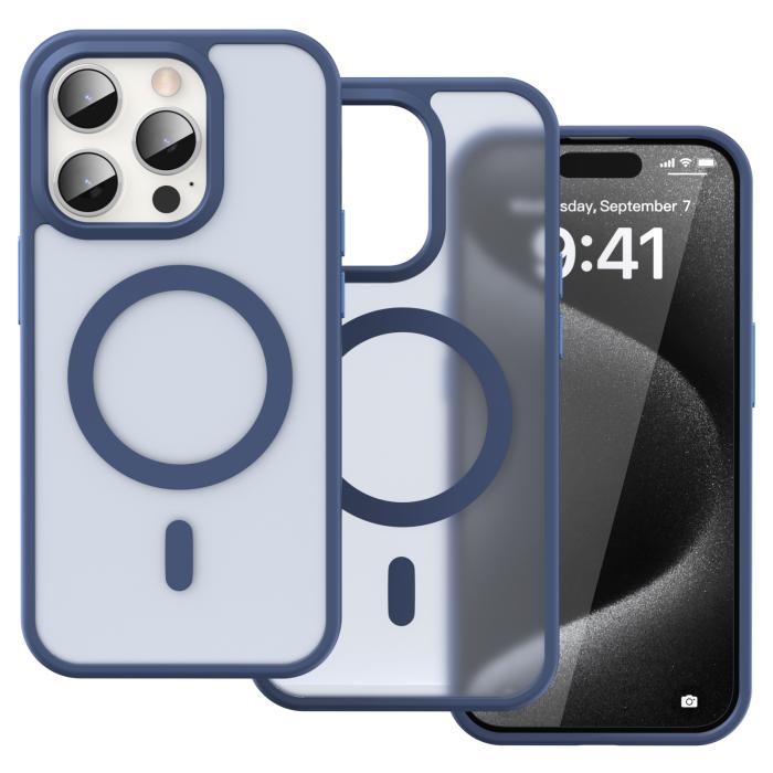 Bild 2, ColorPop iPhone 15 Pro Skal CH MagSafe Matt Lavender Ash