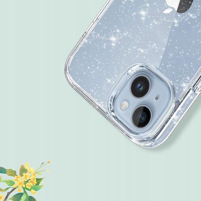 Bild 4, Tech-Protect Galaxy S23 FE Skal FlexAir Hybrid Glitter