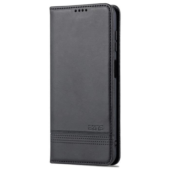 Bild 2, AZNS Samsung Galaxy A04s / A13 5G Fodral Läder Svart