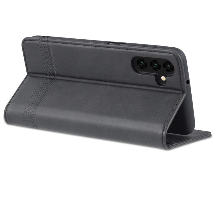 Bild 5, AZNS Samsung Galaxy A04s / A13 5G Fodral Läder Svart