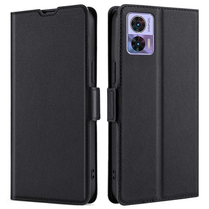 Bild 1, Motorola Edge 30 Neo 5G Fodral Slim Magnetisk Stängning Svart