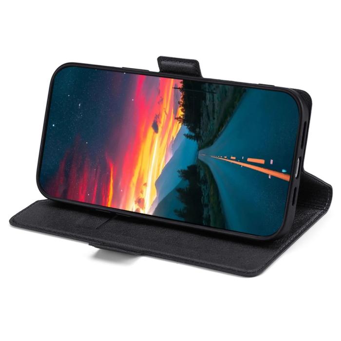 Bild 2, Motorola Edge 30 Neo 5G Fodral Slim Magnetisk Stängning Svart