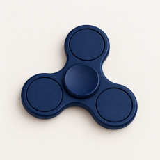 Fidget Spinner Ultra Spin Trio - M&ouml;rk Bl&aring;