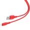 Baseus 1.2m Lightning Kabel 2.4A - Röd