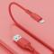 Baseus 1.2m Lightning Kabel 2.4A - Röd
