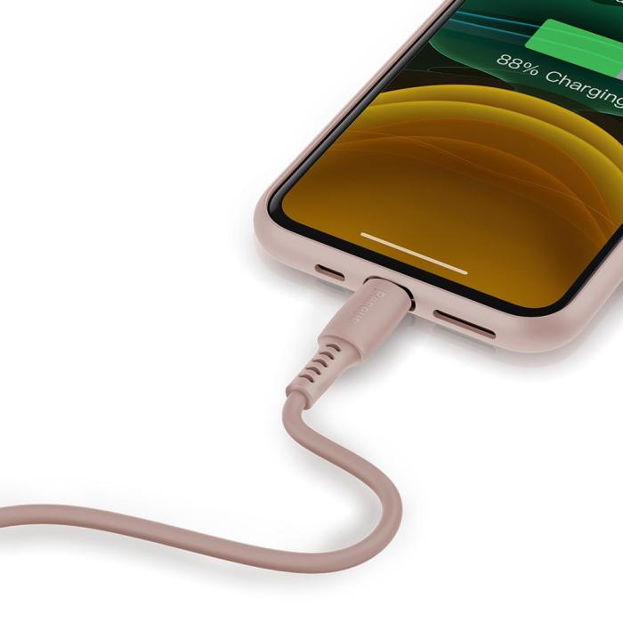 Bild 3, Baseus 1.2m Lightning Kabel 2.4A - Rosa