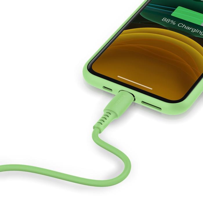 Bild 3, Baseus 1.2m Lightning Kabel 2.4A - Grön