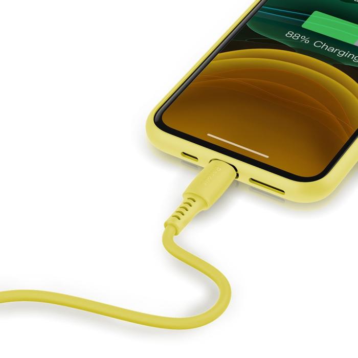 Bild 3, Baseus 1.2m Lightning Kabel 2.4A - Gul