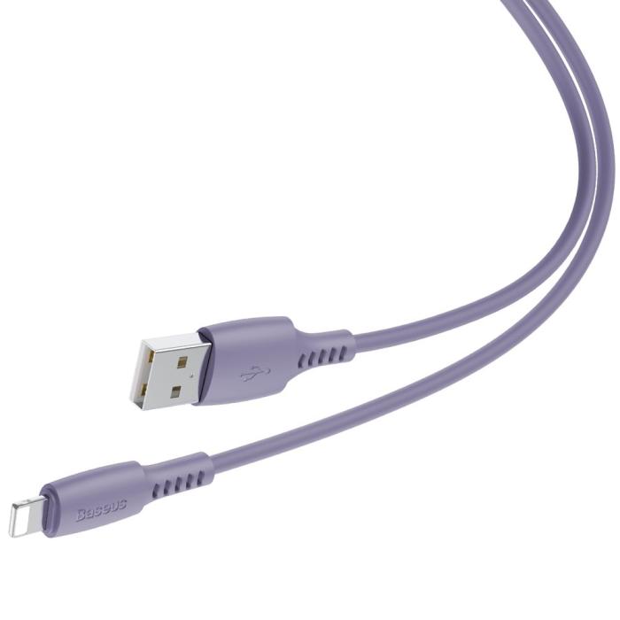 Bild 2, Baseus 1.2m Lightning Kabel 2.4A - Lila