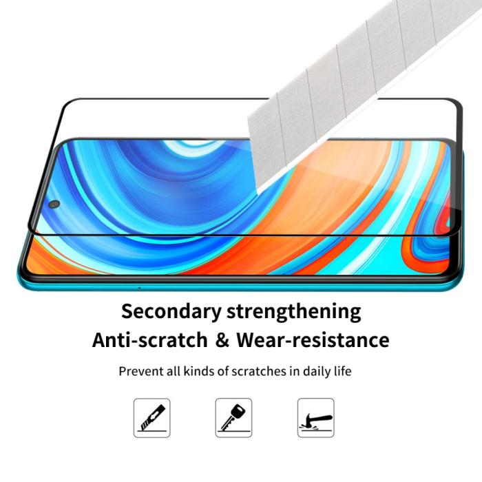 Bild 5, Xiaomi Redmi Note 9T / Redmi Note 9 - ENKAY 2-PACK Heltäckande Skärmskydd