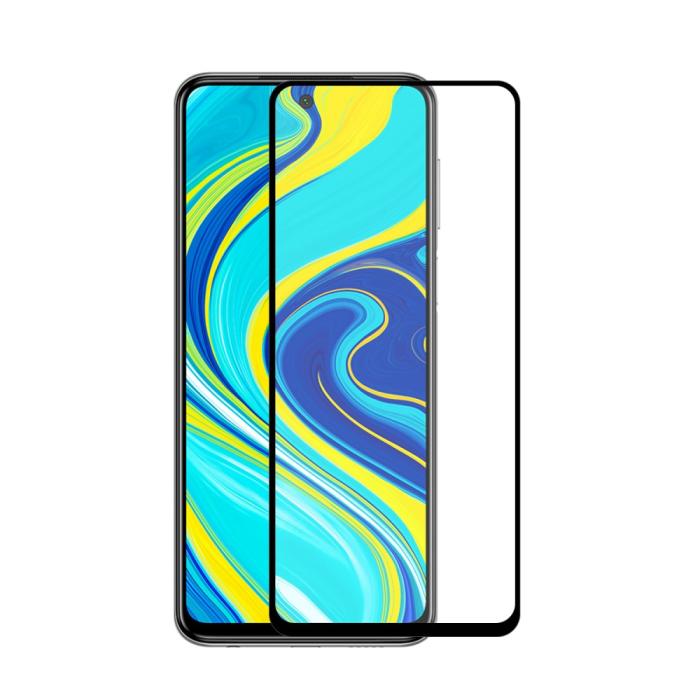 Bild 1, Xiaomi Redmi Note 9 Pro/Note 9S - ENKAY Heltäckande Skärmskydd I Härdat Glas