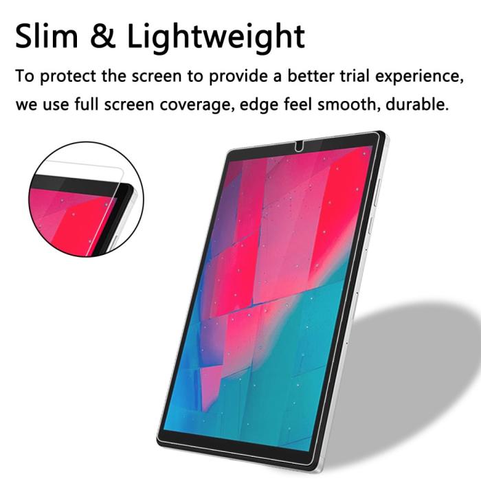 Bild 4, Lenovo Tab M10 HD (2nd Gen) - Heltäckande Skärmskydd I Härdat Glas