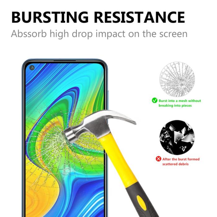 Bild 2, Xiaomi Redmi Note 9T / Redmi Note 9 - Heltäckande Premium Skärmskydd