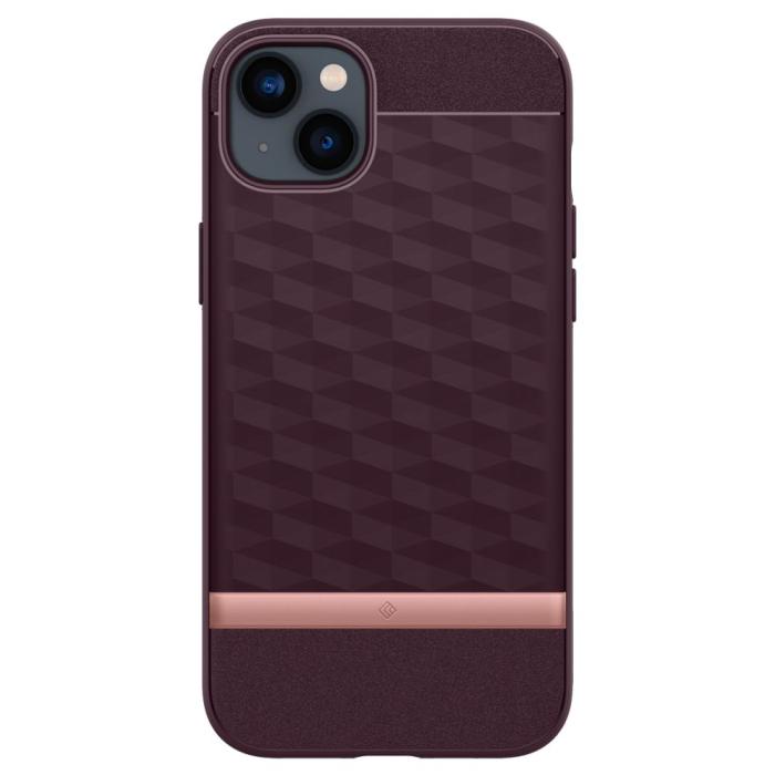 Bild 2, Spigen Caseology iPhone 15 Plus / 14 Plus Skal MagSafe Parallax Burgundy
