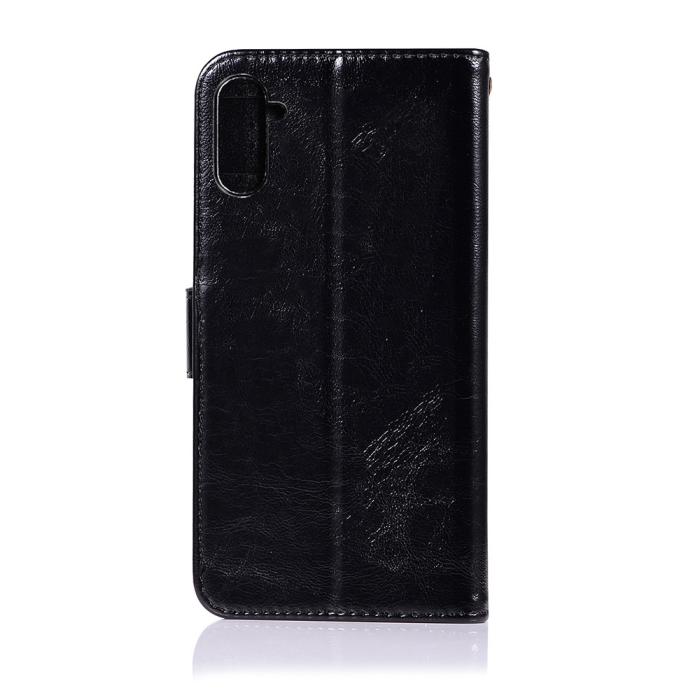 Bild 3, Samsung Galaxy Note 10 - Plånboksfodral Premium - Svart