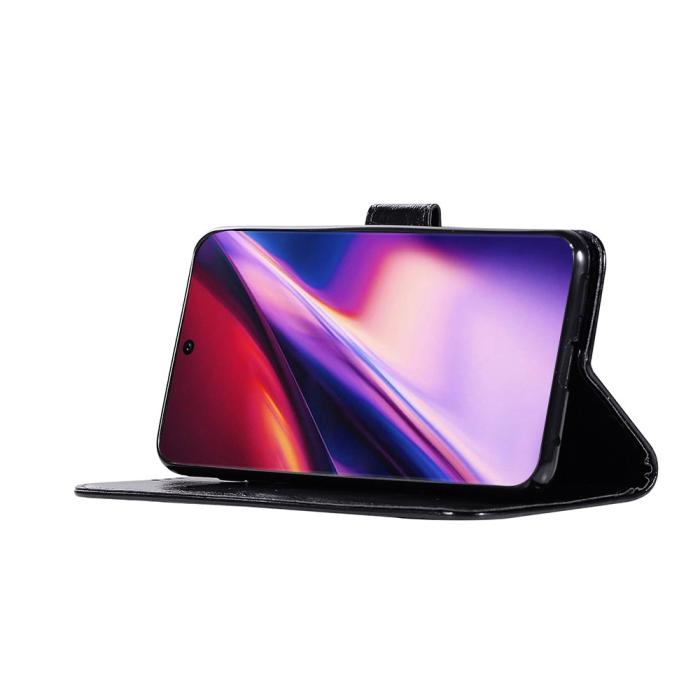 Bild 4, Samsung Galaxy Note 10 - Plånboksfodral Premium - Svart