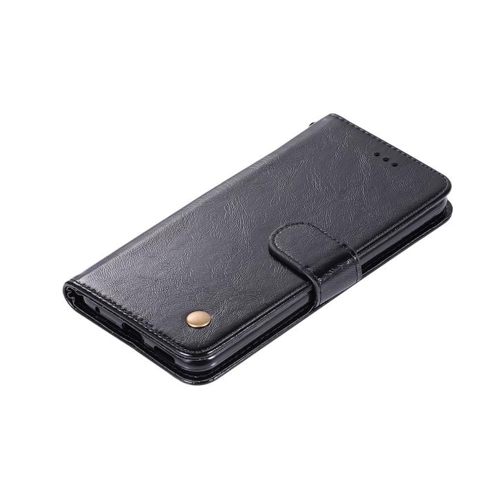 Bild 5, Samsung Galaxy Note 10 - Plånboksfodral Premium - Svart