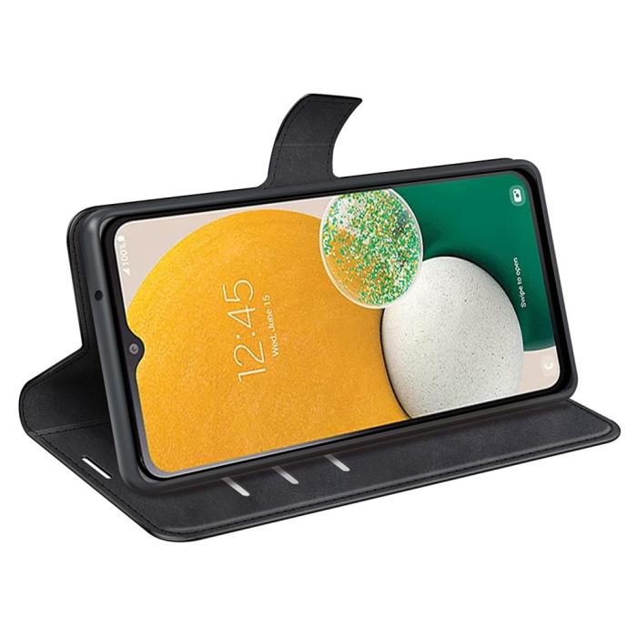 Bild 3, Samsung Galaxy A14 4G/5G Fodral Läder Svart