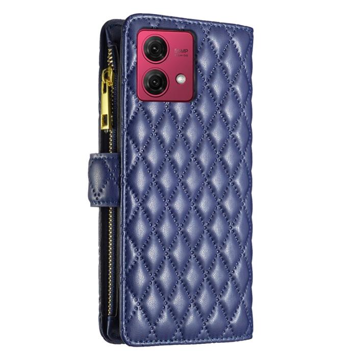 Bild 6, Motorola Moto G84 5G Fodral Multifunktionell Diamond Blå