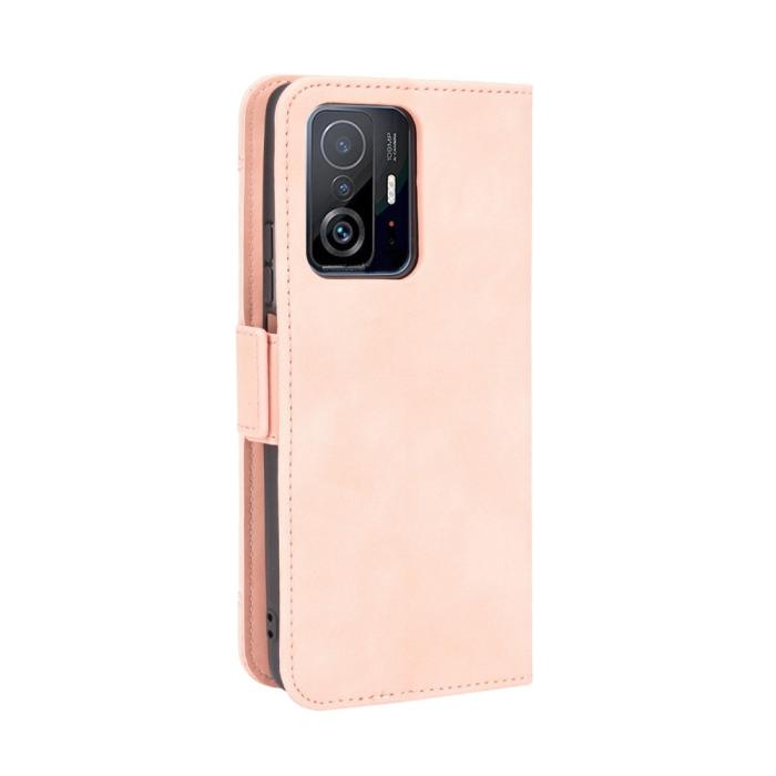 Bild 3, Xiaomi 11T / 11T Pro Fodral Med Avtagbart Kortfodral Ljus Rosa