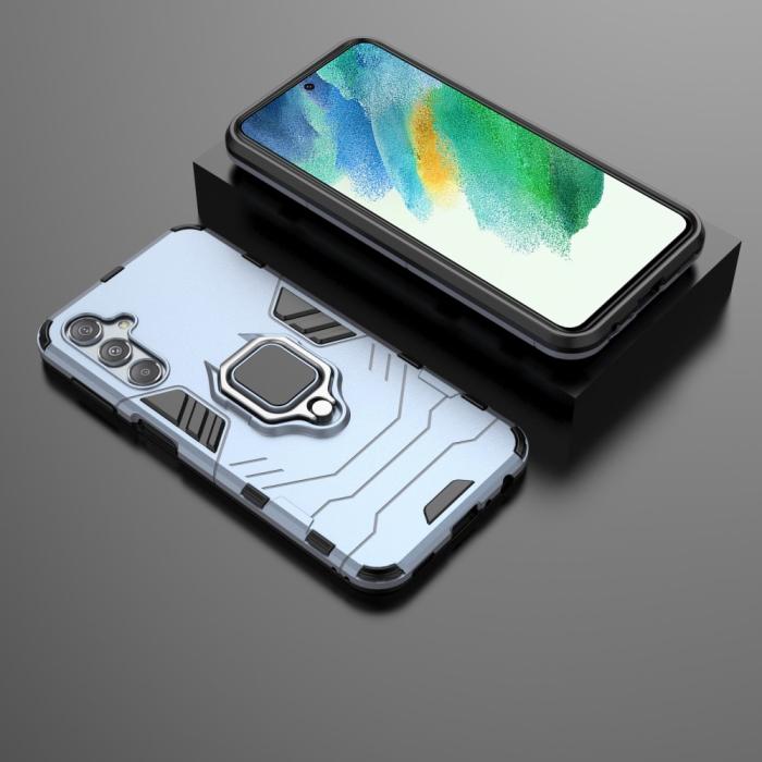 Bild 6, Samsung Galaxy S23 FE Skal Hybrid Armor Ring Blå