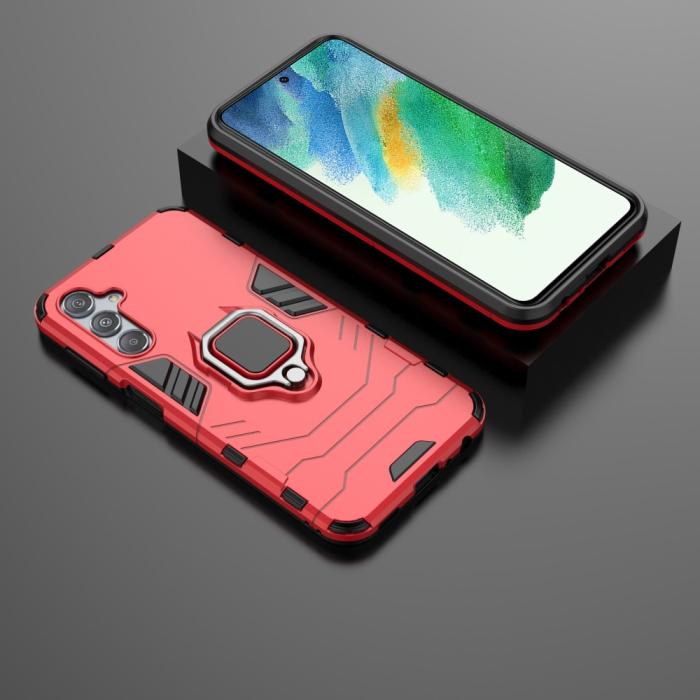 Bild 6, Samsung Galaxy S23 FE Skal Hybrid Armor Ring Röd
