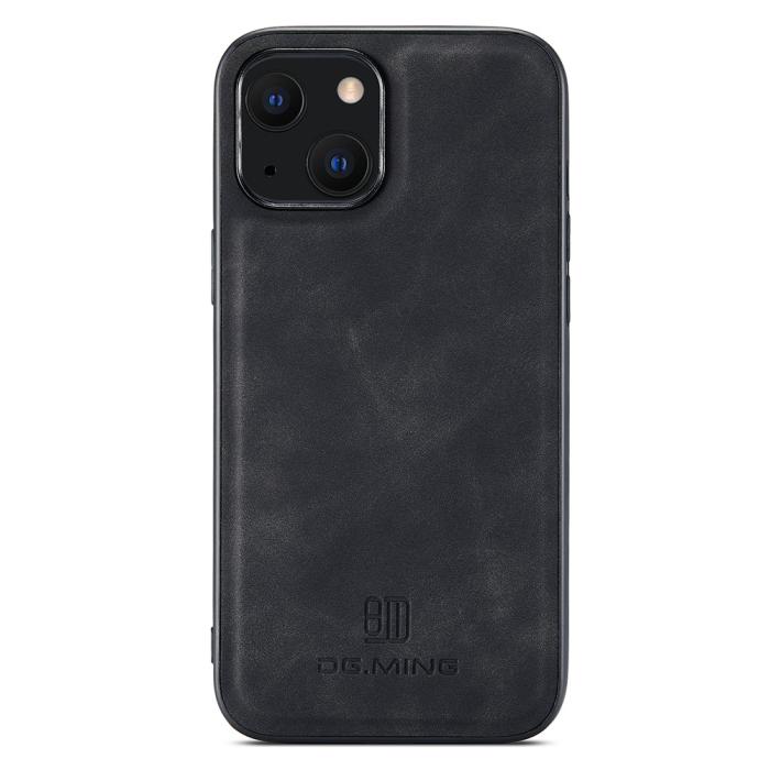 Bild 2, DG.MING iPhone 15 Skal Läderbelagt Svart
