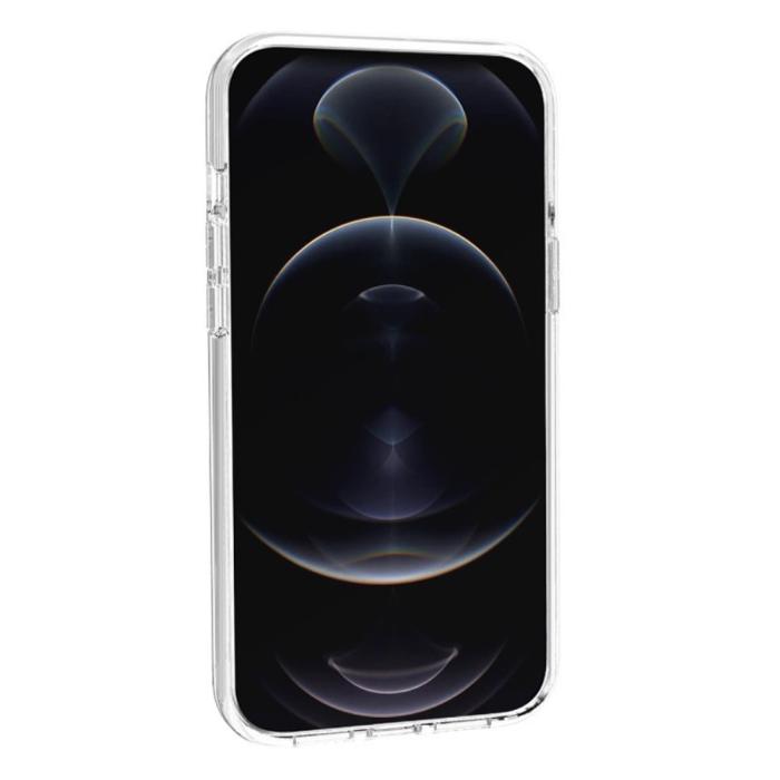 Bild 4, iPhone 15 Skal Hybrid Transparent Rosa