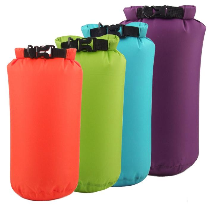 Bild 3, 15L Dry Bag Vattentät Sjösäck / Packpåse Röd