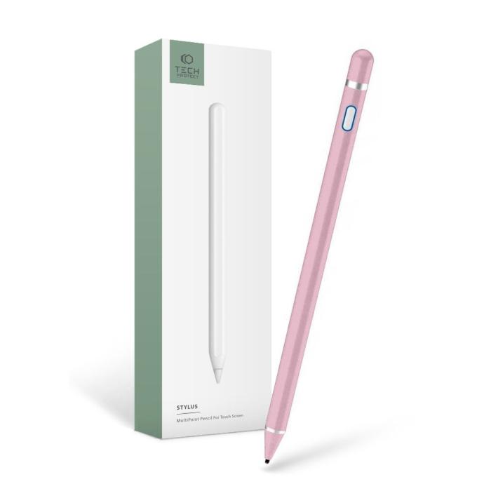 Bild 1, Tech-Protect Active Stylus Touchpenna Rosa