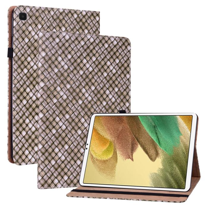Bild 1, Samsung Galaxy Tab A7 Lite (2021) Fodral Vävd Textur Brun
