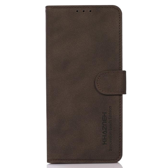 Bild 2, KHAZNEH Motorola Moto G51 Fodral Retro Läder Brun