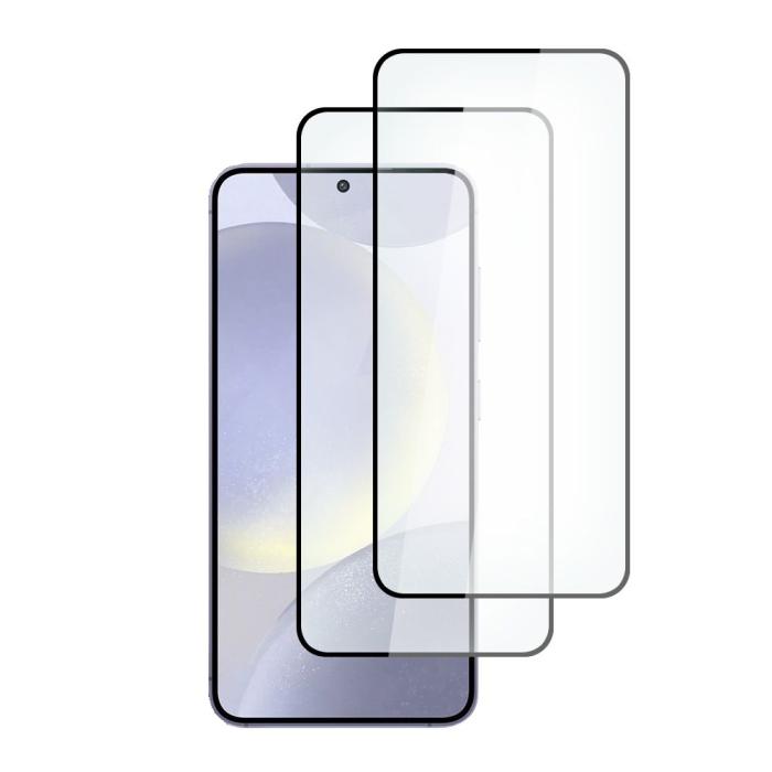 Bild 1, 2-Pack Samsung Galaxy S24 FE/A55 Heltäckande Skärmskydd i Härdat Glas