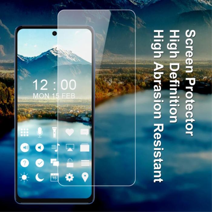Bild 3, IMAK Motorola Moto G200 Skärmskydd TPU Transparent