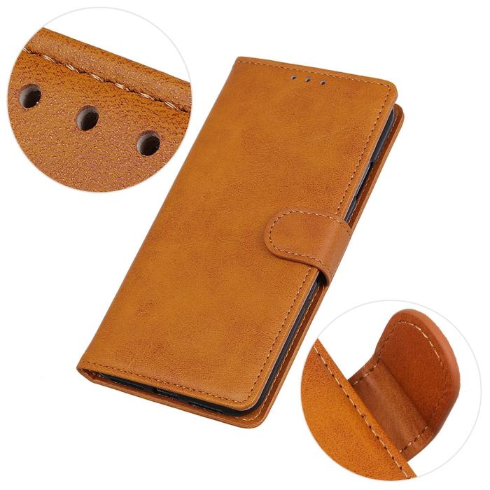 Bild 4, Motorola Edge 50 Plånboksfodral Läder Brun