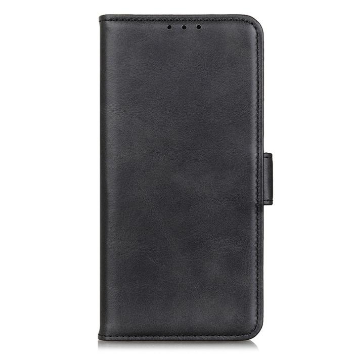 Bild 4, Google Pixel 7A Fodral Flip Split Läder Svart