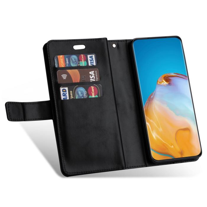 Bild 4, Galaxy S23 Ultra Fodral Multifunktionell Med Frontficka Svart
