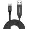 BASEUS 5 meter Lightning Nylon Kabel - QC 3.0