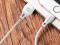 Dudao 2m Lightning Kabel 2.4A - Vit