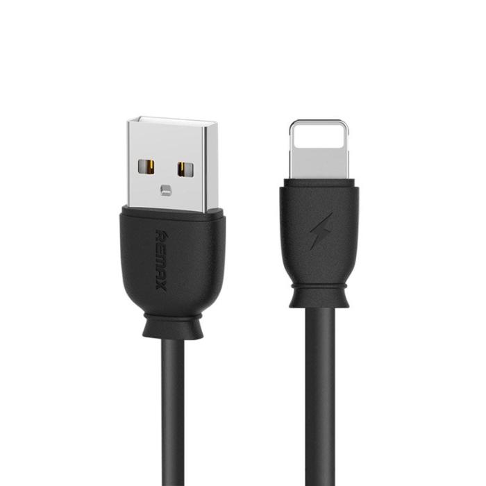 Bild 1, Remax 2.1A 1m Lightning Kabel - Svart